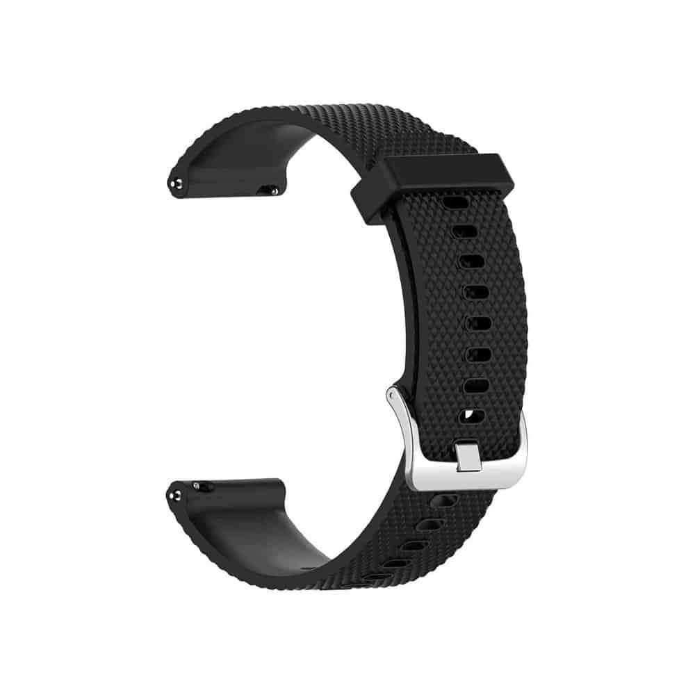 Killer Deals Quick Release 18mm Silicone Strap for Garmin Venu 2S- Black