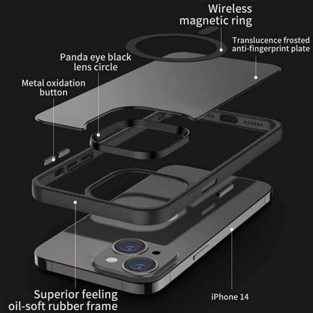 Shockproof MagSafe Protective Back Cover Case for iPhone 15