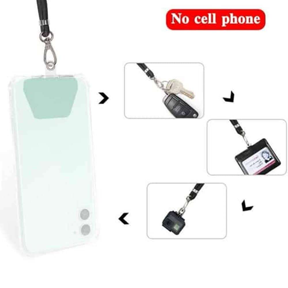 Universal Cell Phone Adjustable Lanyard/Crossbody Safety Tether Strap