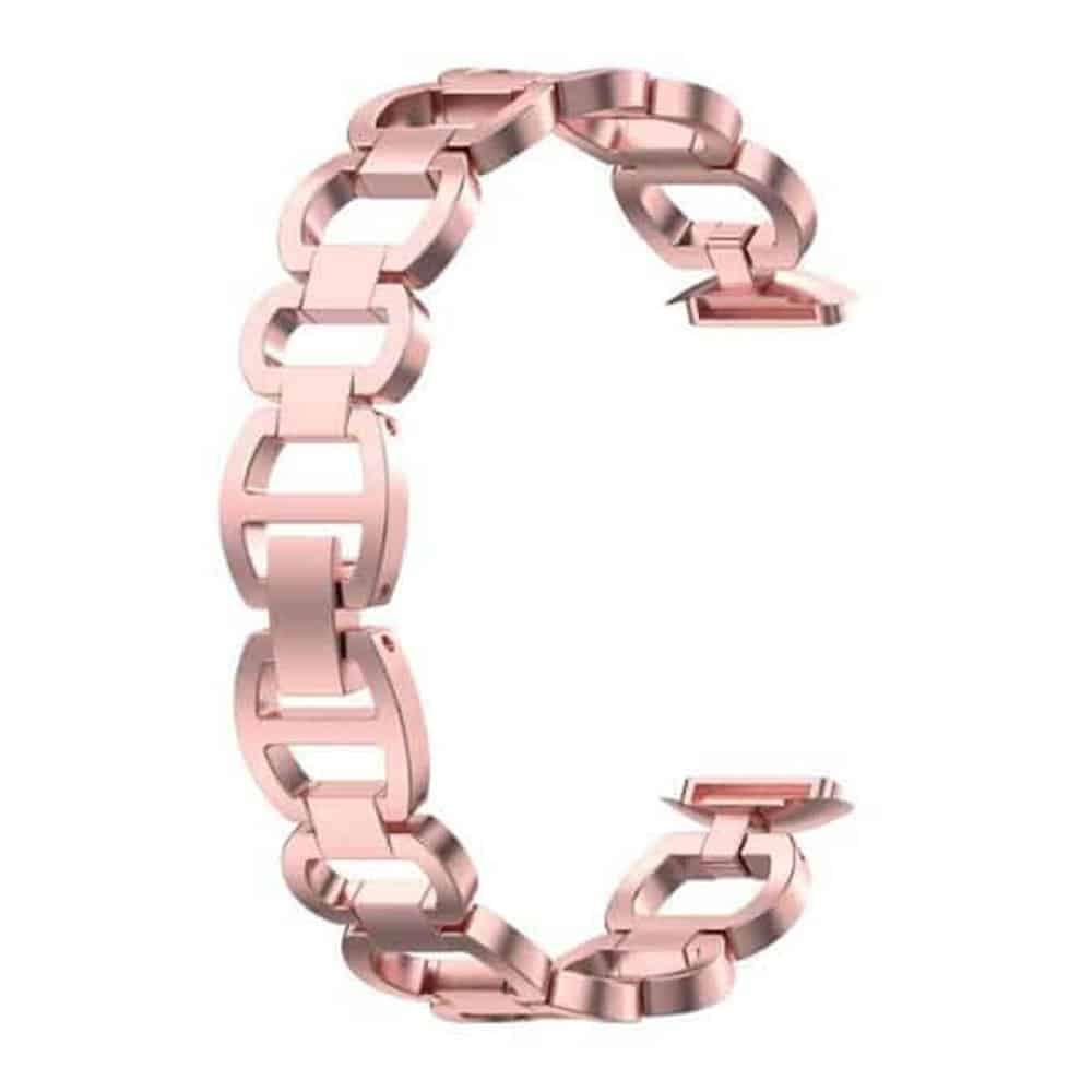 Premium 316L Stainless Steel Strap for Fitbit Luxe - Rose Pink