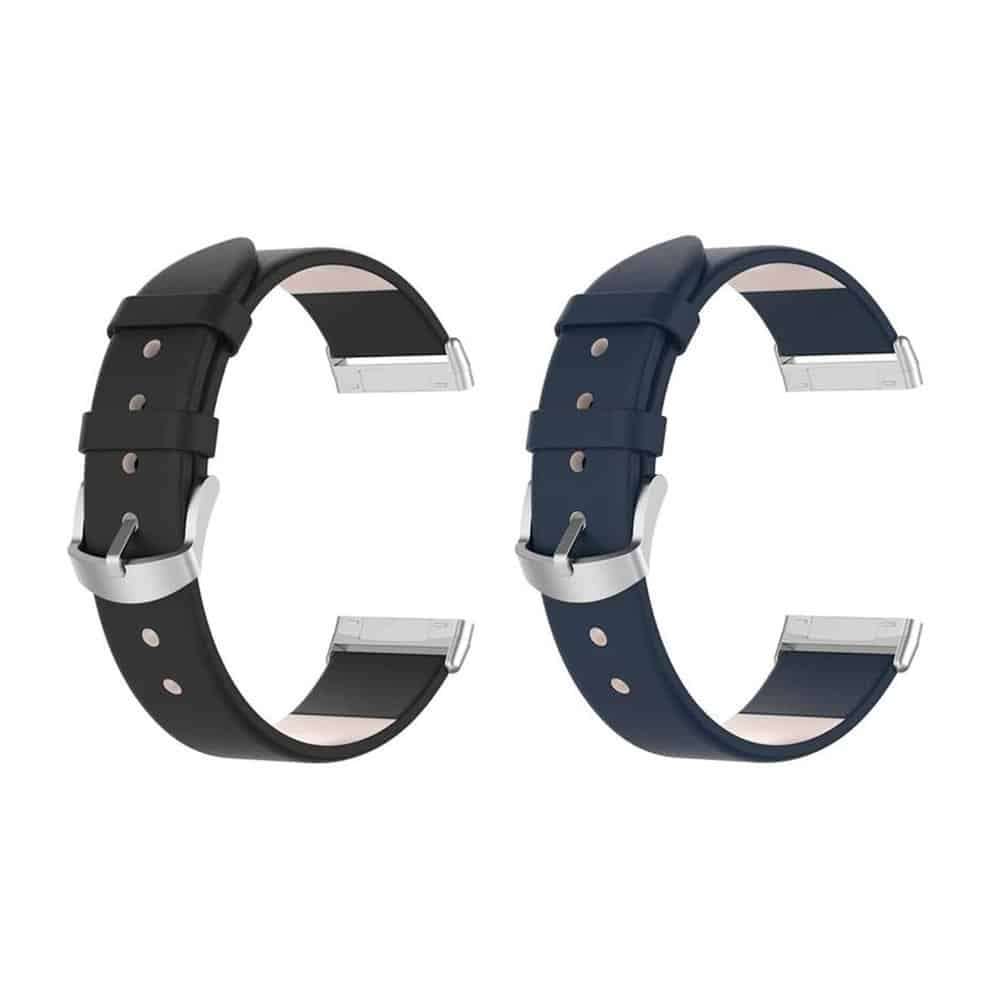 Killer Deals Leather Band for Fitbit Versa3/Sense - Navy