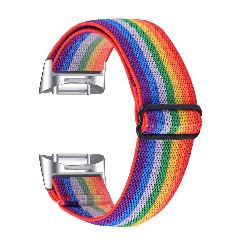 Killer Deals Nylon Band for Fitbit Charge 5 - Rainbow