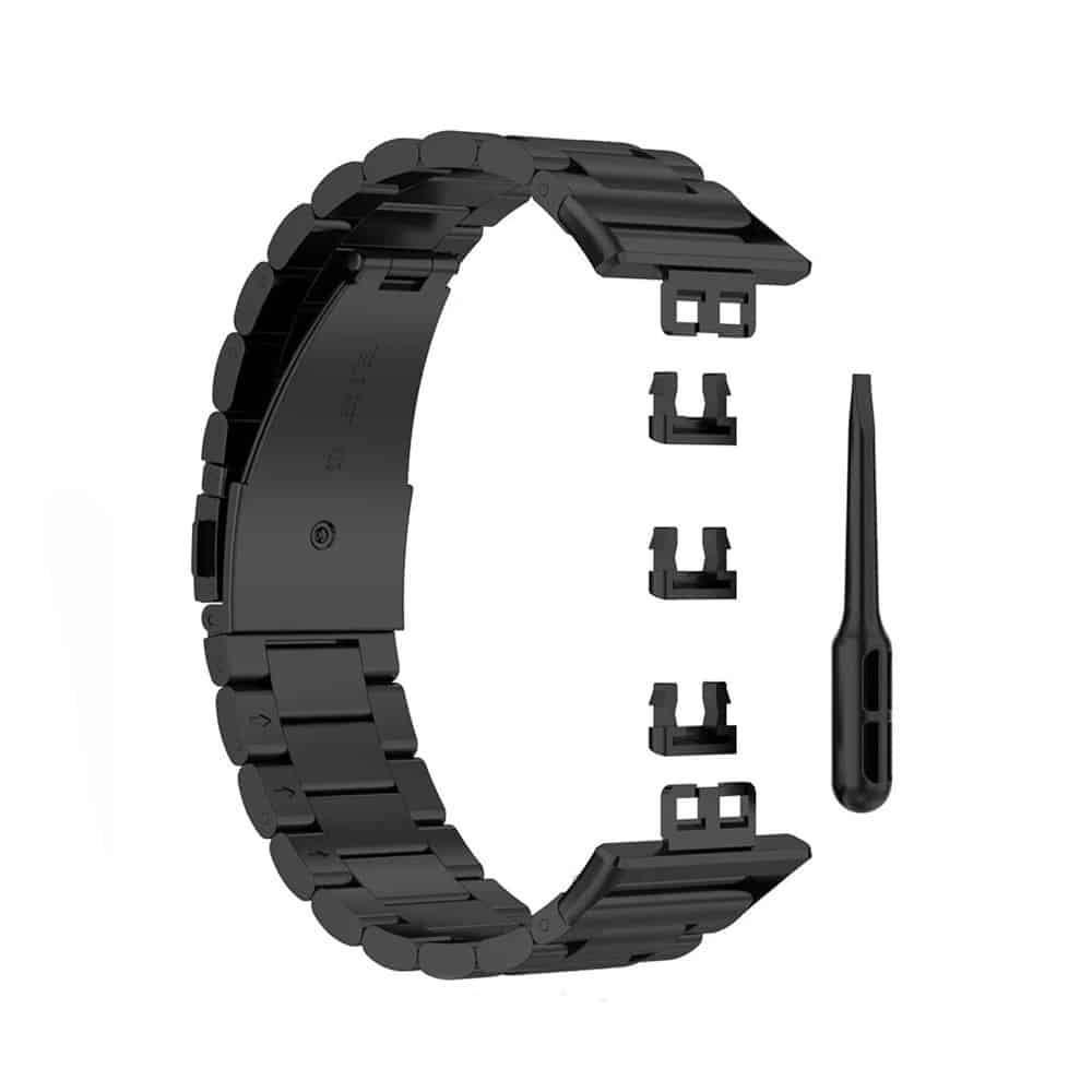 Killer Deals Huawei Watch Fit Replacement Stainless-Steel Strap - Black