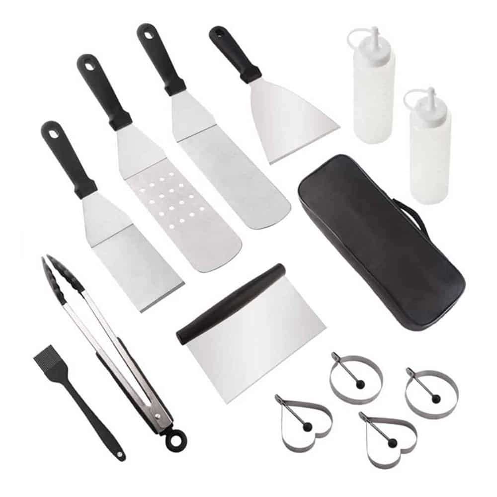 BEICHEN 14 Set Braai/ Camping Flat Grill Tool Accessories Set