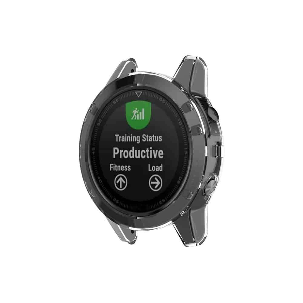 Garmin Fenix 5 replacement TPU silicone protective case - Black