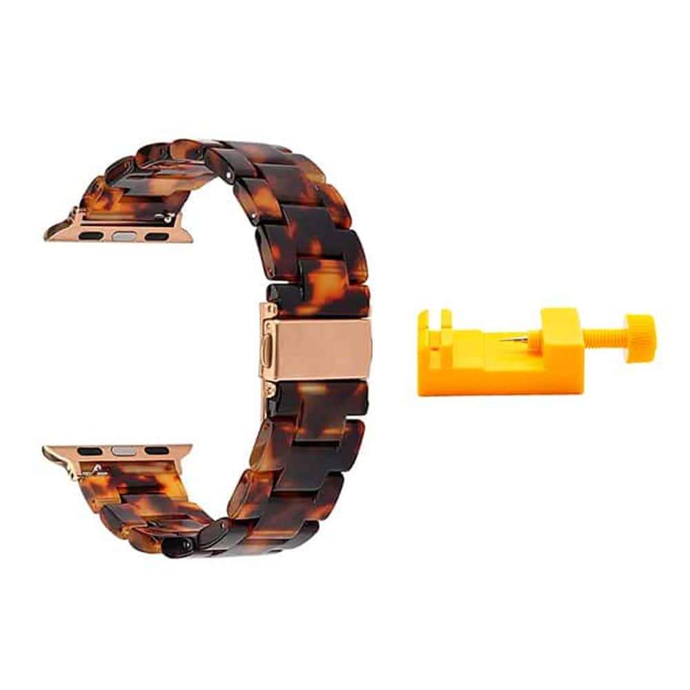 38/40/41mm Apple Watch resin strap - Tortoise (S-M)