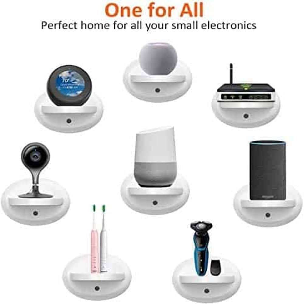 Home Office Wall Mount Shelf Holder for Phone/ Speaker/ Router