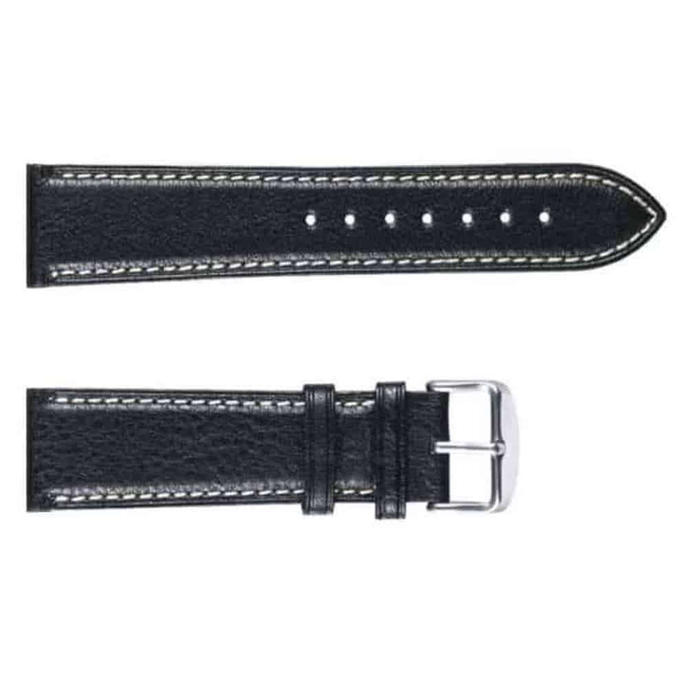 Polar Vantage M replacement genuine leather strap - Dark Brown