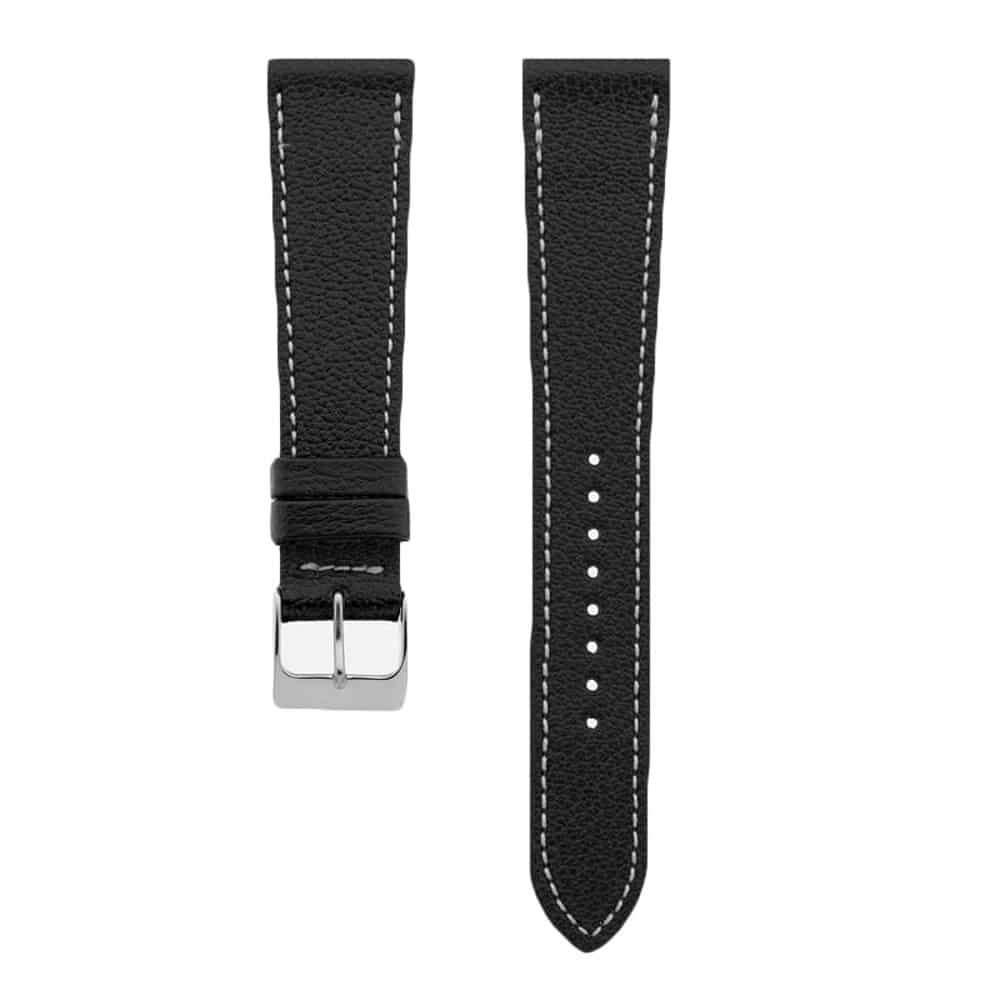 Polar Vantage M replacement genuine leather strap - Dark Brown