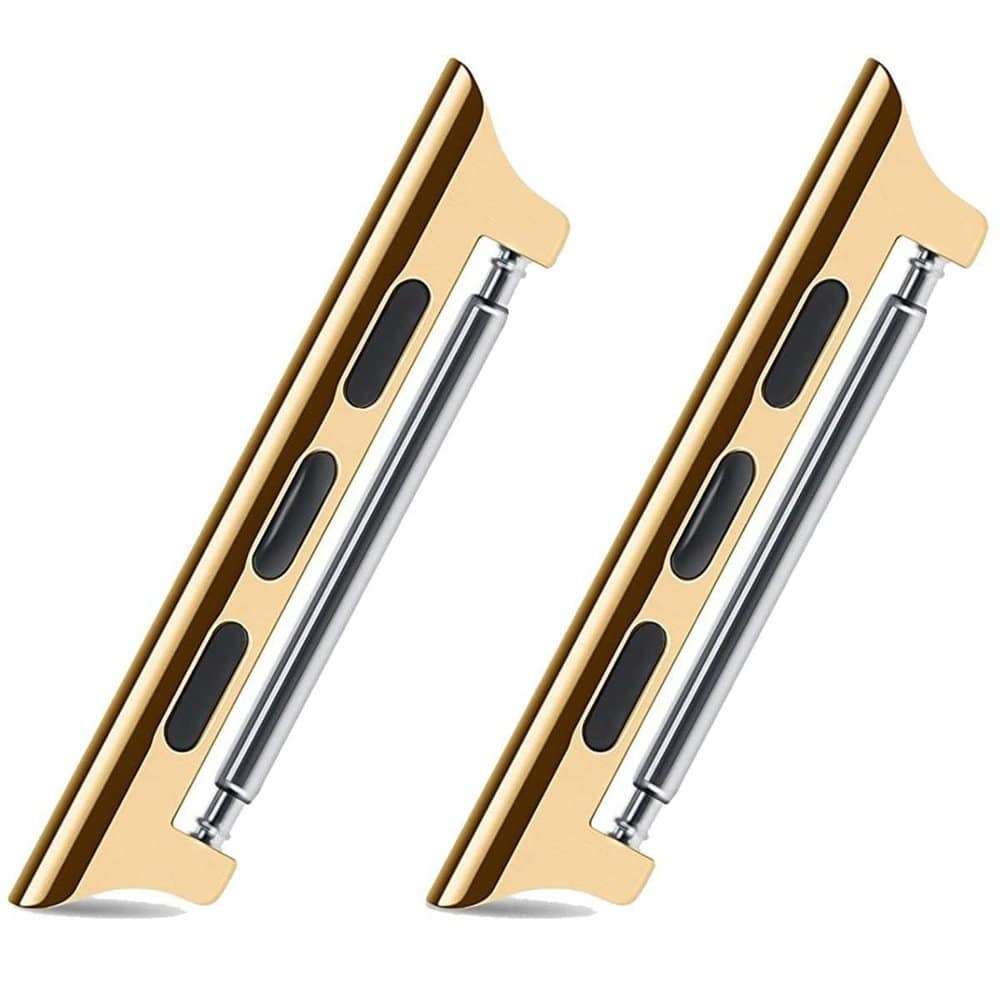 Replacement Lugs for 38mm 40mm Apple Watch-Gold
