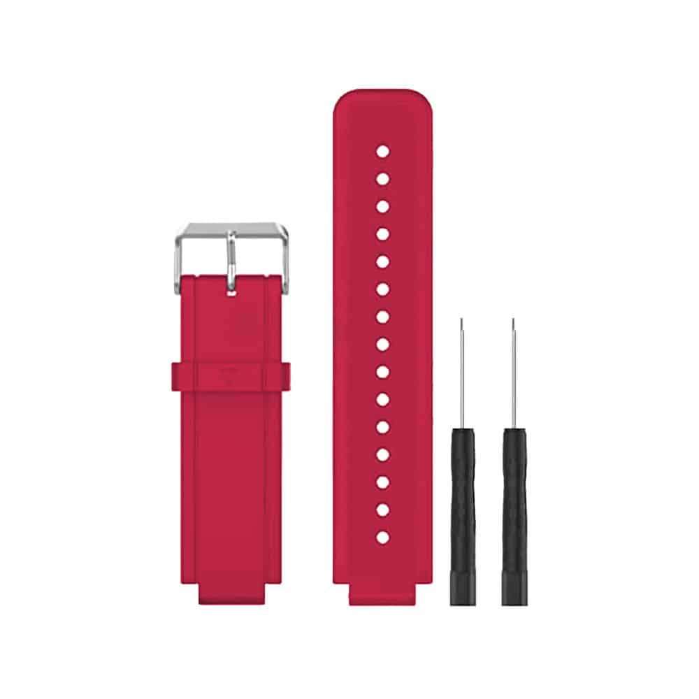 Killer Deals Silicone Strap for Garmin Vivoactive-Red/Pink