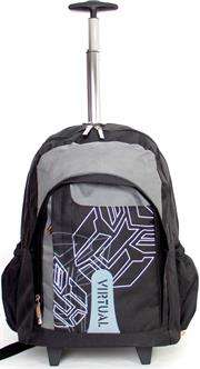 Macaroni Cartella Student Backpack with Trolley Lightweight