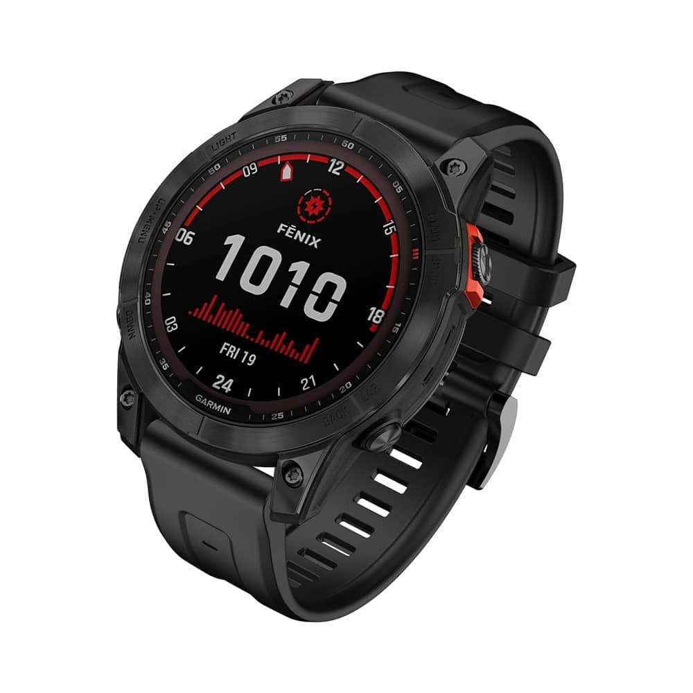 Killer Deals 26mm Silicone Strap for Garmin Fenix 5X/ 6X/ 7X- Black- x2 Combo