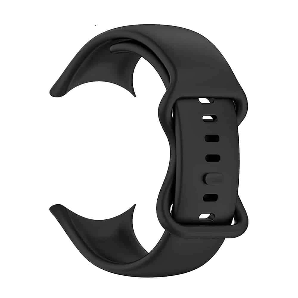 Silicone Strap for Google Pixel Watch 1- Black- M/L