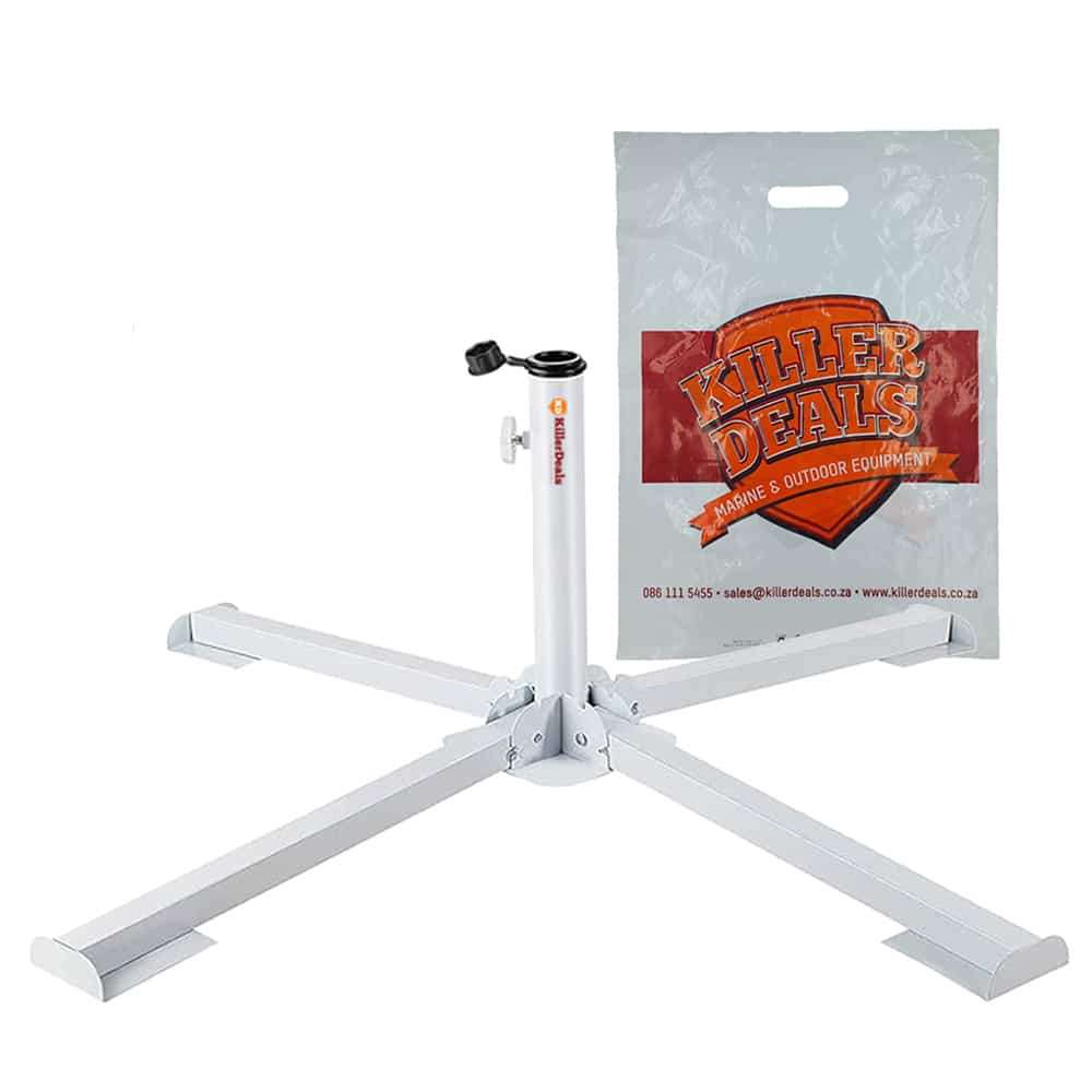 Killer Deals Adjustable Portable Beach Umbrella Stand Foldable Base Holder