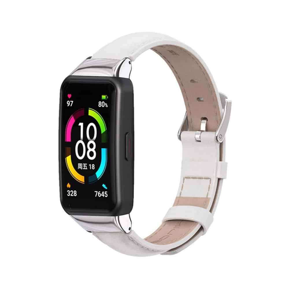 Killer Deals Leather Band for Huawei band 6 - Brown