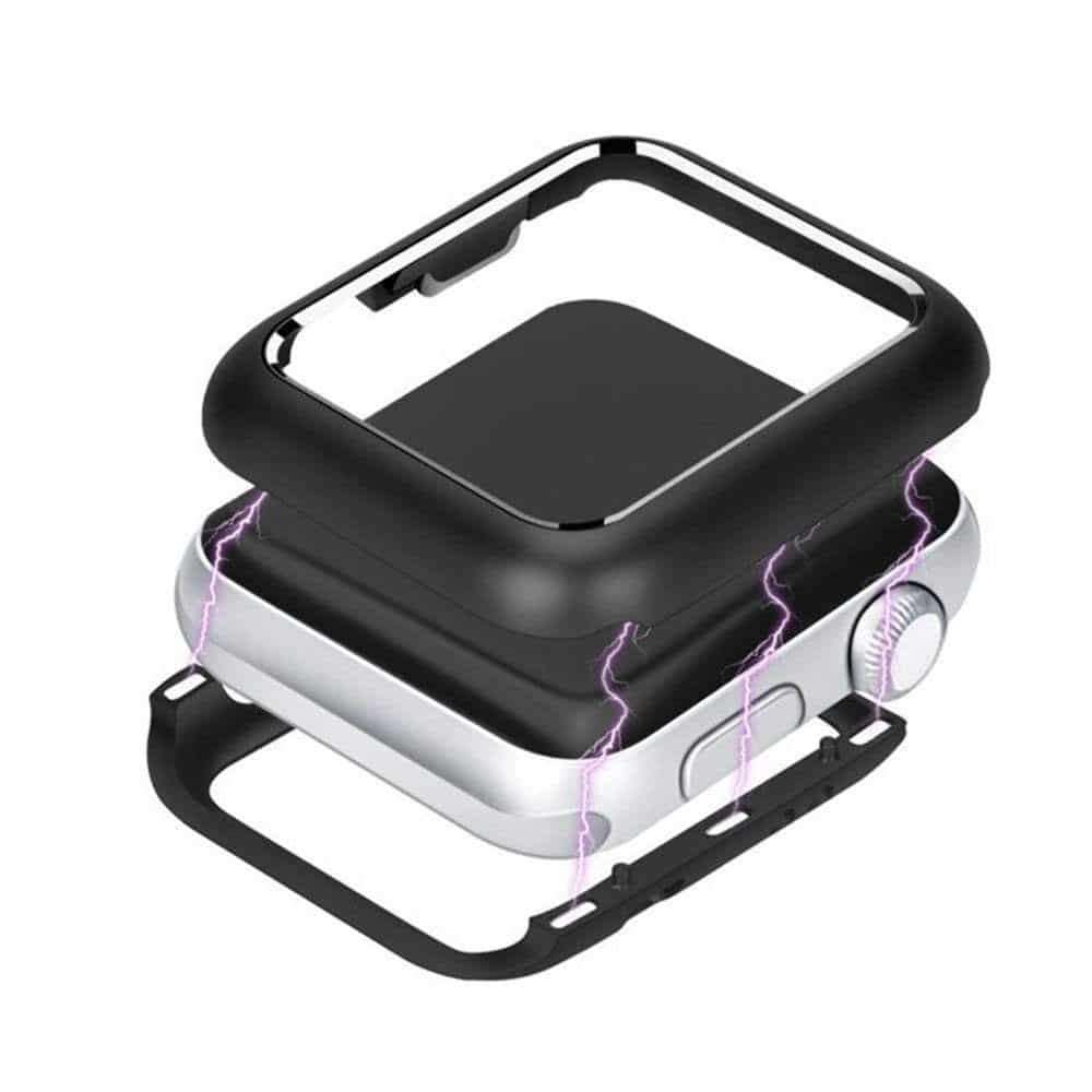 Magnetic Aluminum Protective Case for 38MM Apple Watch - Silver