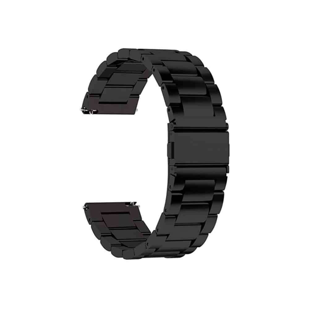 24mm watch 3 links stainless -steel strap - Silver