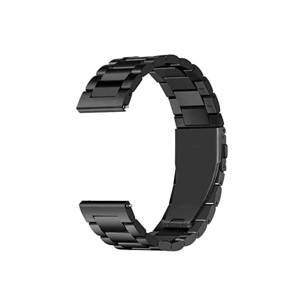 24mm watch 3 links stainless -steel strap - Silver