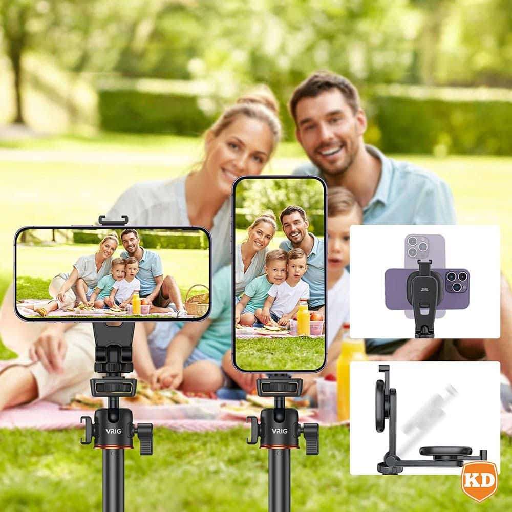 Action Mounts MagSafe Phone Tripod Mount for iPhone & Tripod for GoPro