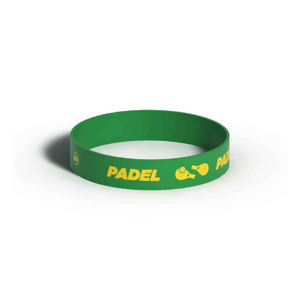 Killer Deals Debossed "Padel" Silicone Wristband Bracelet- 6 Pack