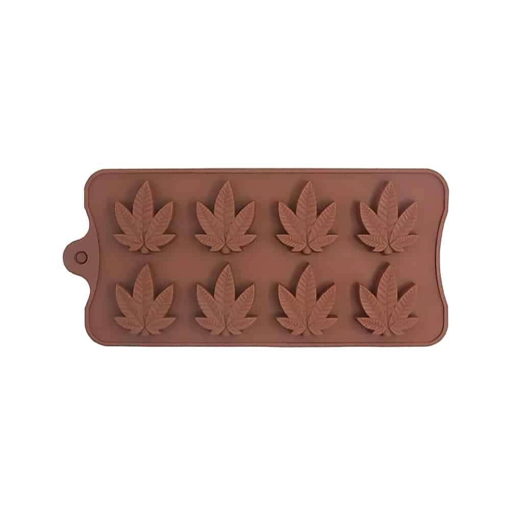 Weed Leaf Candy Chocolate Non-Stick Silicone Mould x10 Combo