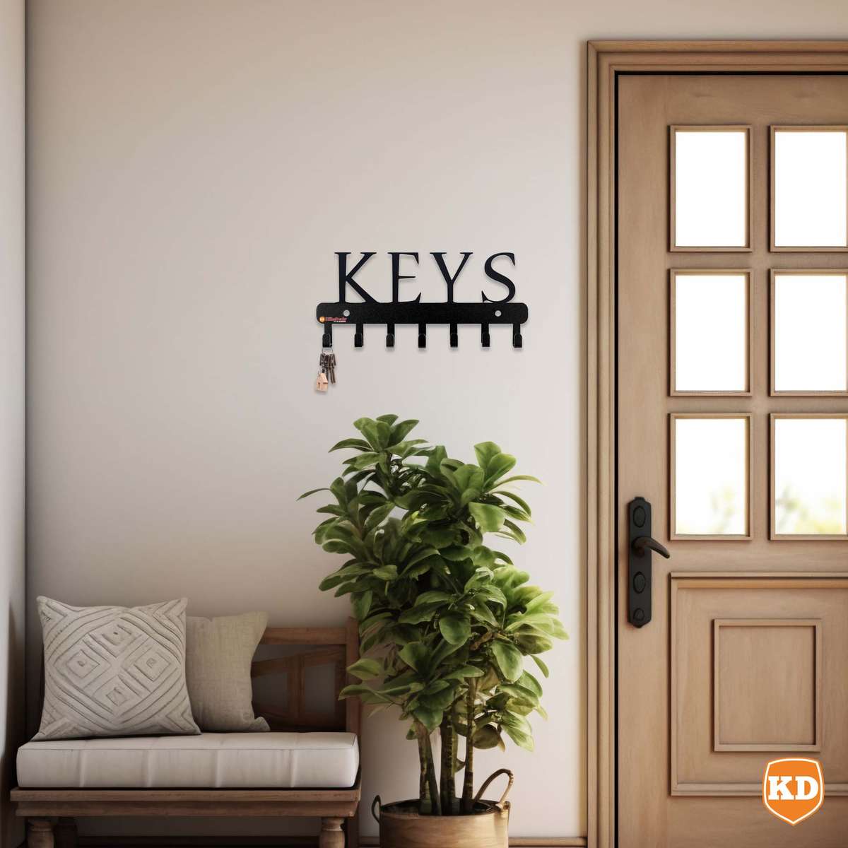 Killer Deals Wall Mounted Bag Hat Key Holder Organizer Hook Hanger Rack