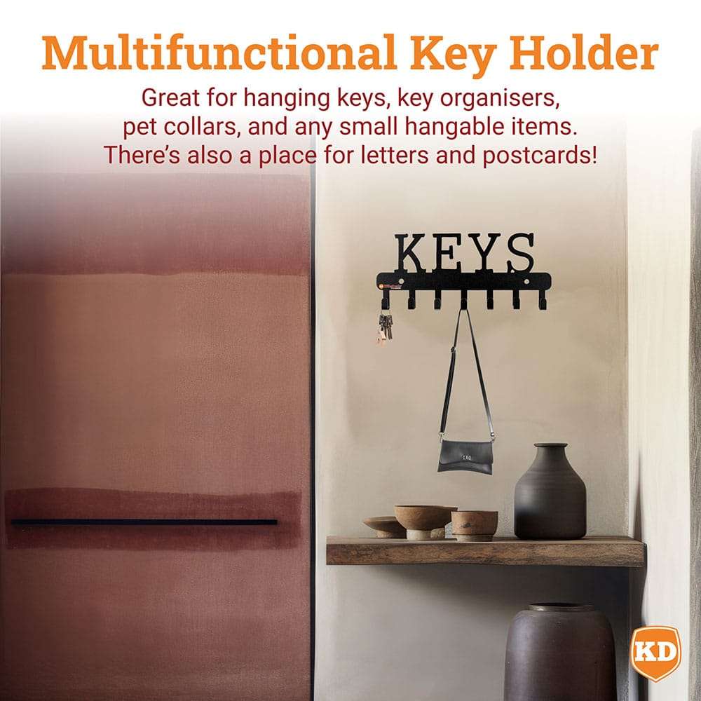 Killer Deals Wall Mounted Bag Hat Key Holder Organizer Hook Hanger Rack