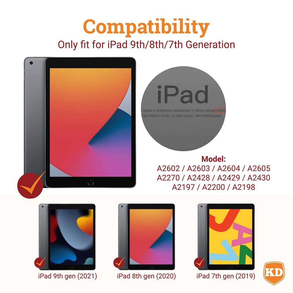 Protective Cover for iPad 10.2" 2019/ 2020/ 2021