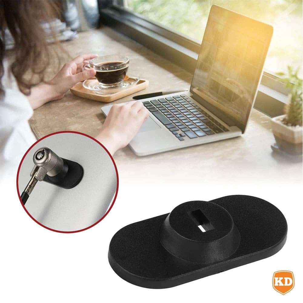 Anti-Theft Security Slot Adapter Disk- Black- with 3M Tape