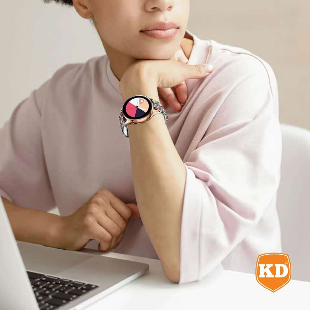 Killer Deals 18mm Universal Silicone Strap - Colour Skull