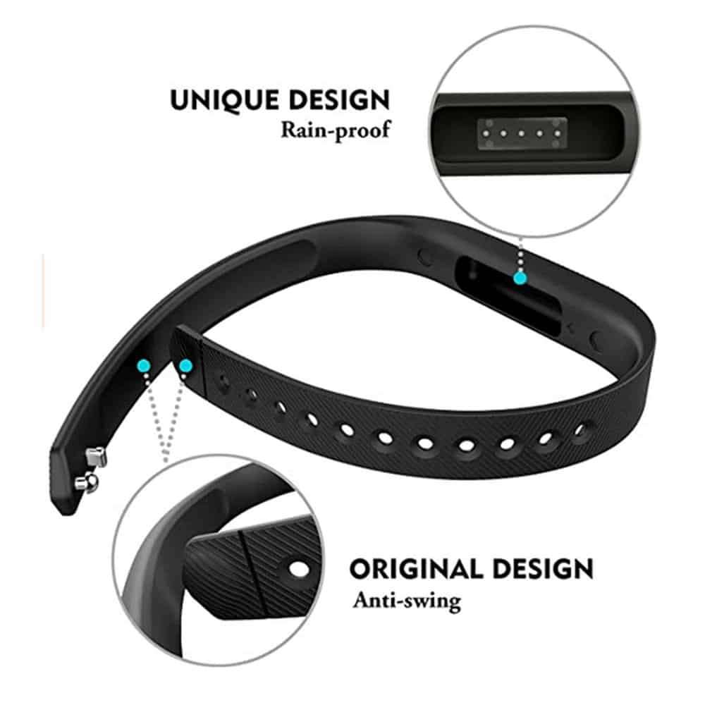 Killer Deals Fitbit Flex 2 replacement silicone strap - Yellow (M-L)