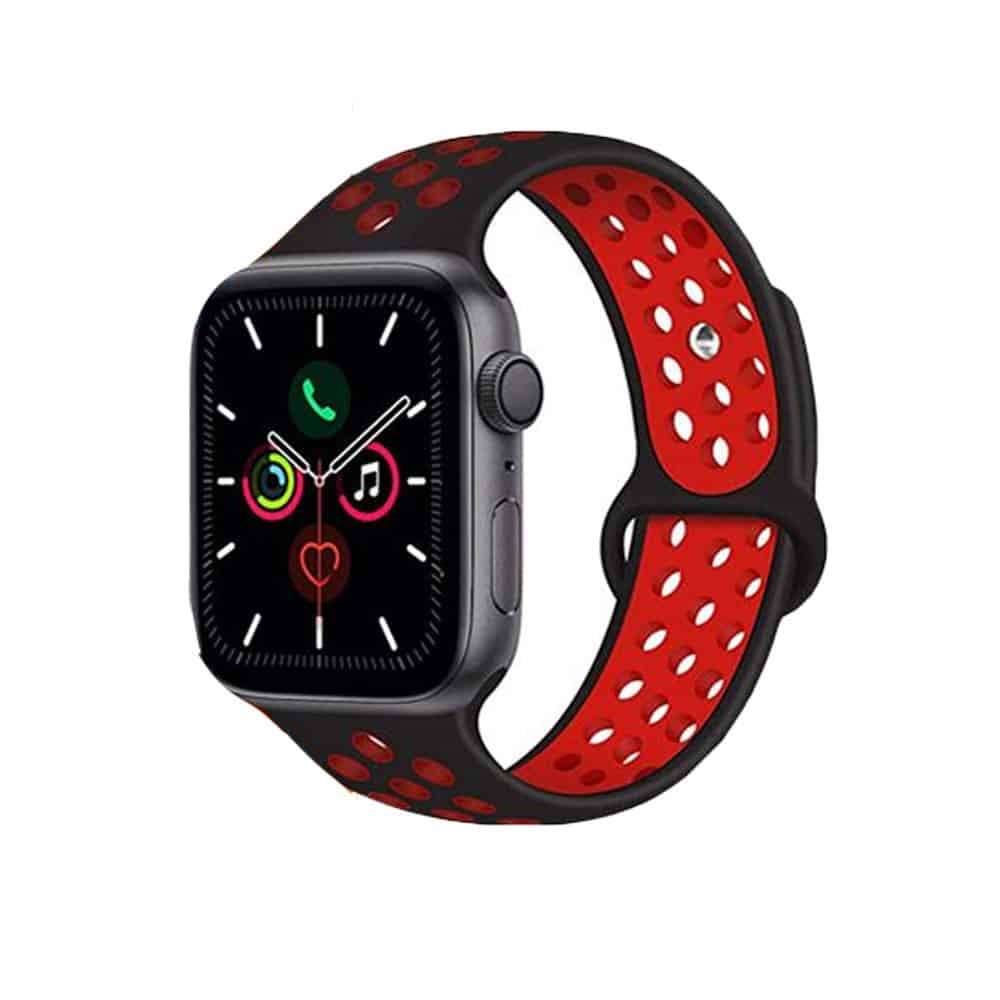 Killer Deals Silicone Strap for 38/40/41mm Apple Watch(M/L) - Black & Grey