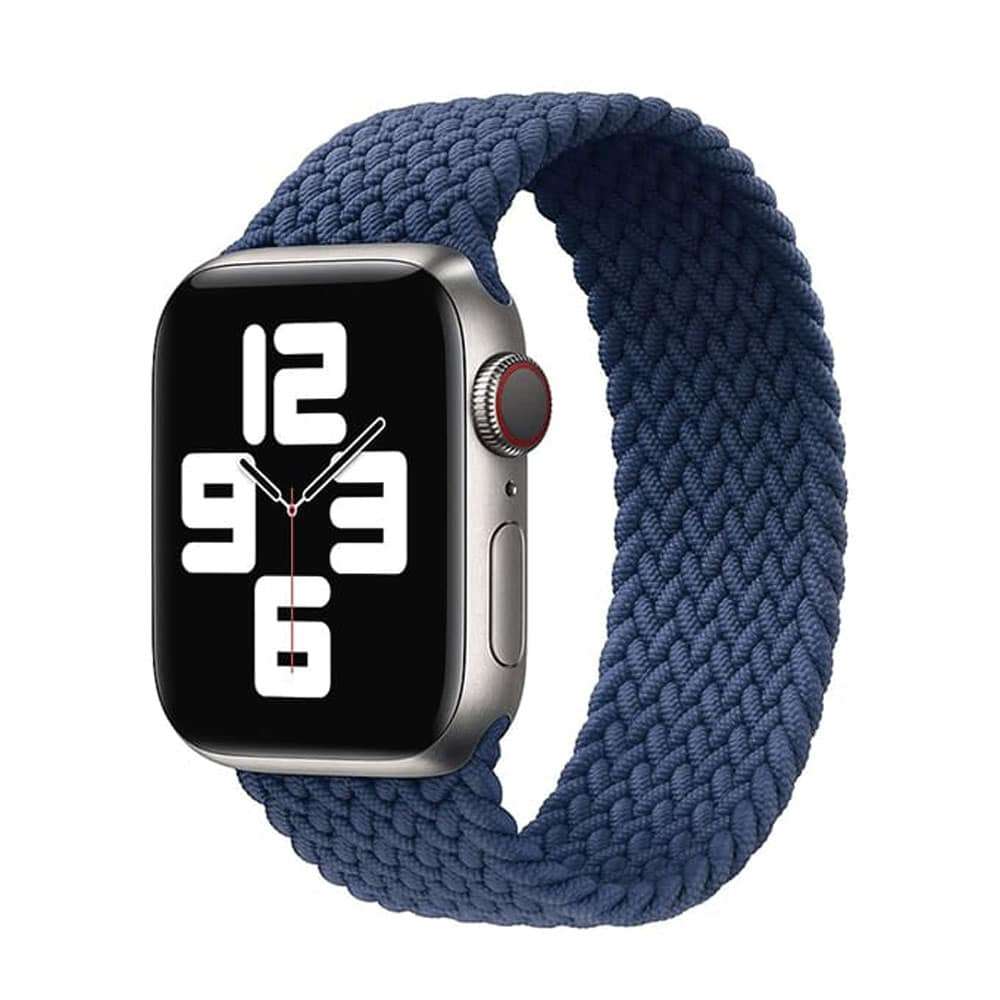 Killer Deals 38/40/41mm Apple Watch elastic nylon strap - Navy (156mm)
