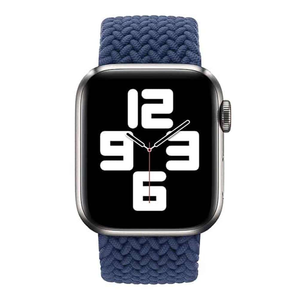 Killer Deals 38/40/41mm Apple Watch elastic nylon strap - Navy (156mm)
