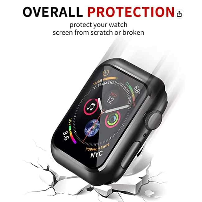 3-Piece Protective Screen Case Set for 42mm Apple Watch