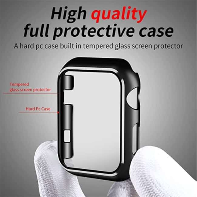 3-Piece Protective Screen Case Set for 42mm Apple Watch