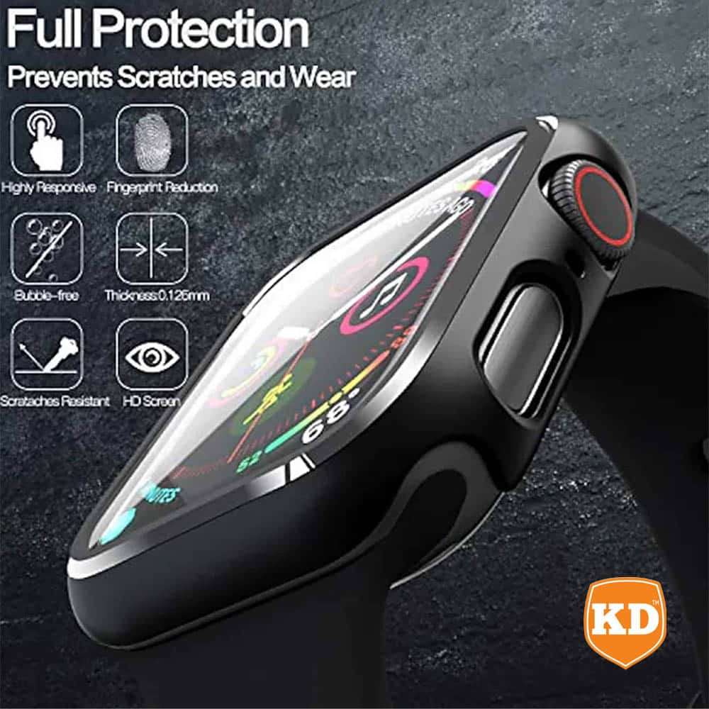 TPU Protective Case for 38mm Apple Watch- Black