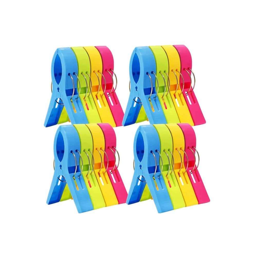 Laundry Washing Hang Dry Clothing Jumbo Plastic Pegs x32 Set Combo