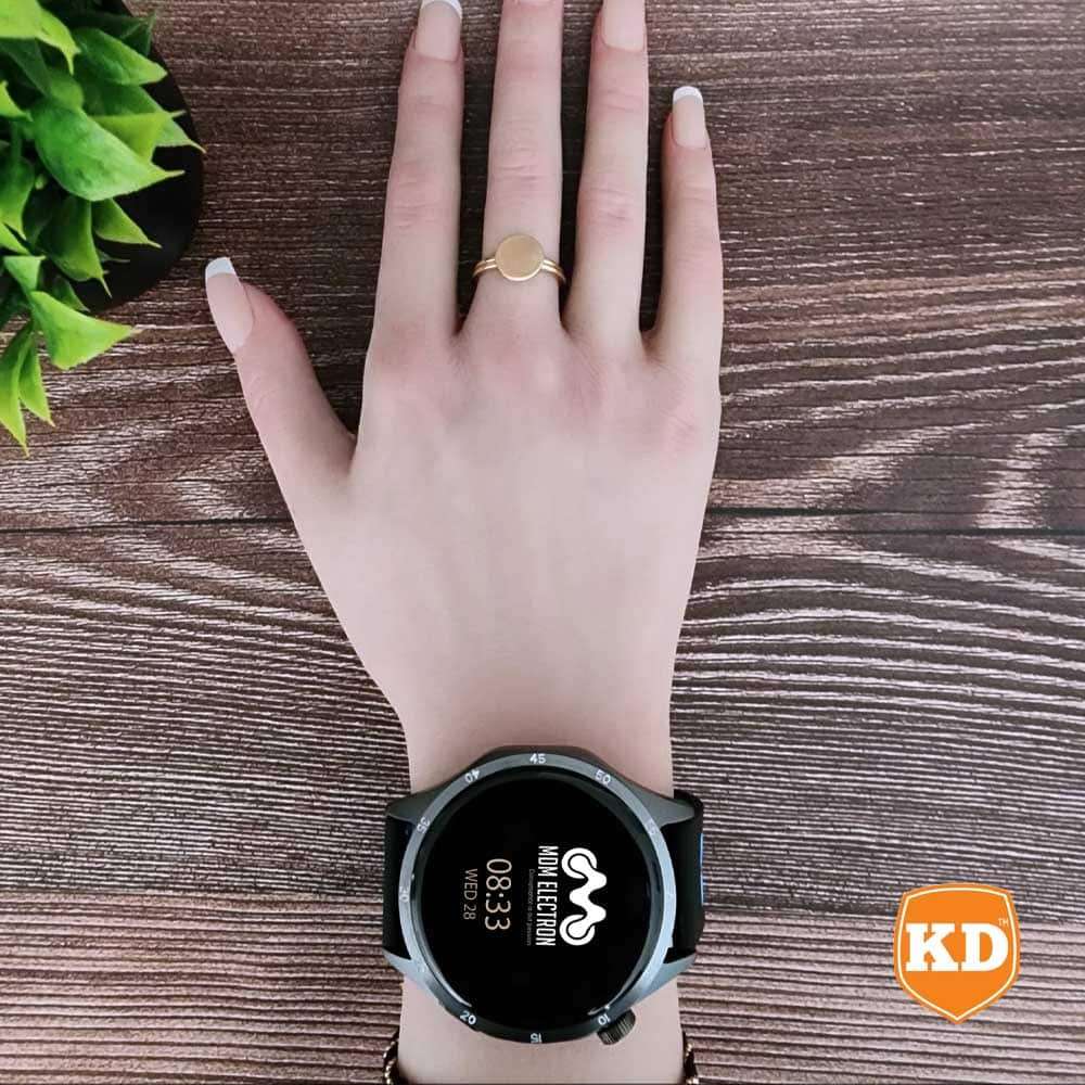 Killer Deals Perforated Silicone Strap for Samsung Galaxy Watch 4- Black & Blue