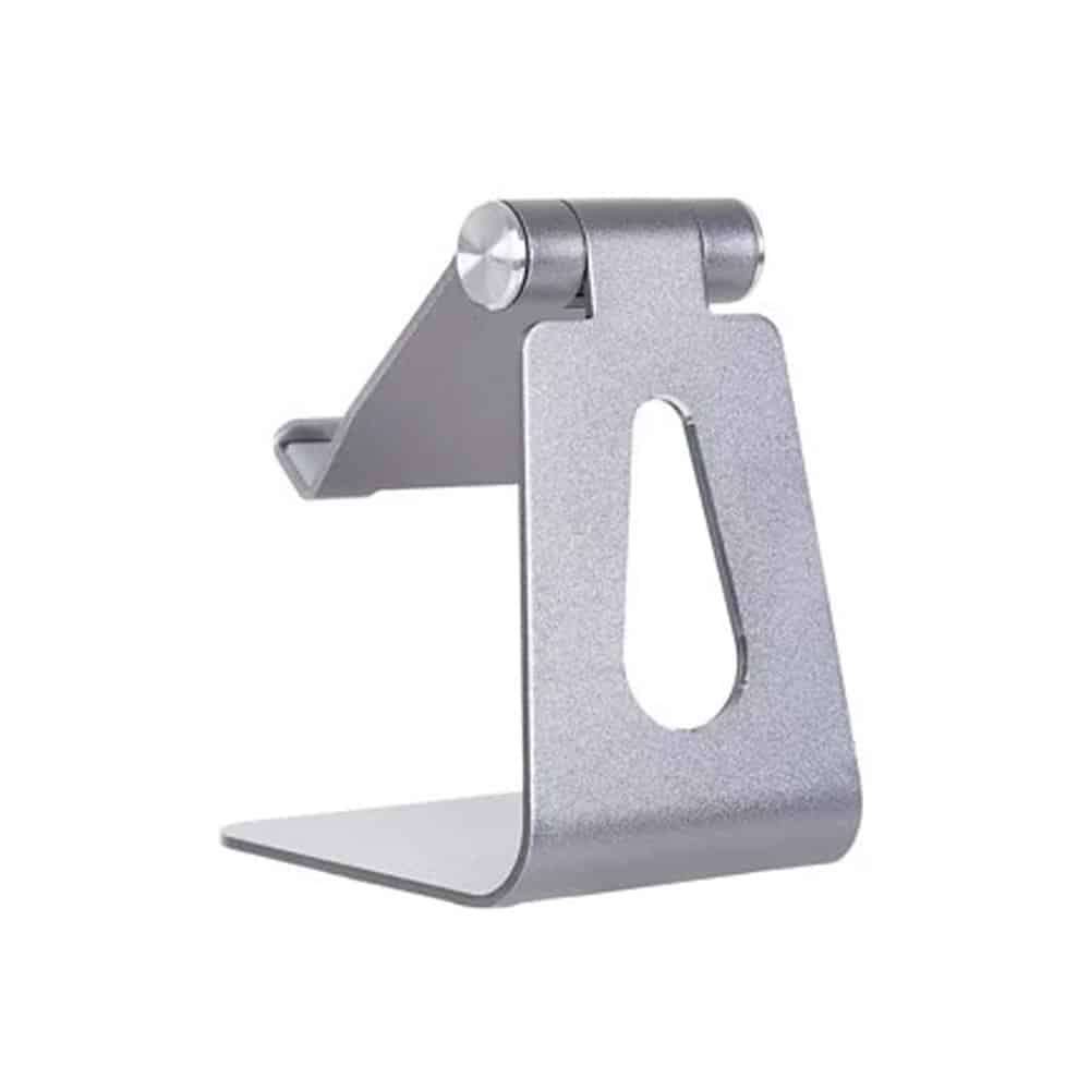 Mobile Phone Desktop Adjustable Dock Cradle - Silver