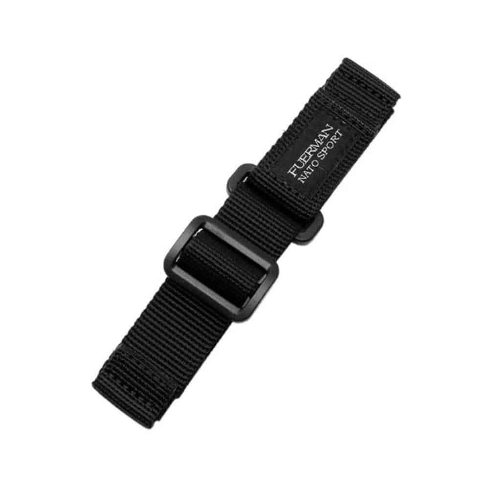 Universal Nylon Replacement Strap 22mm - Black