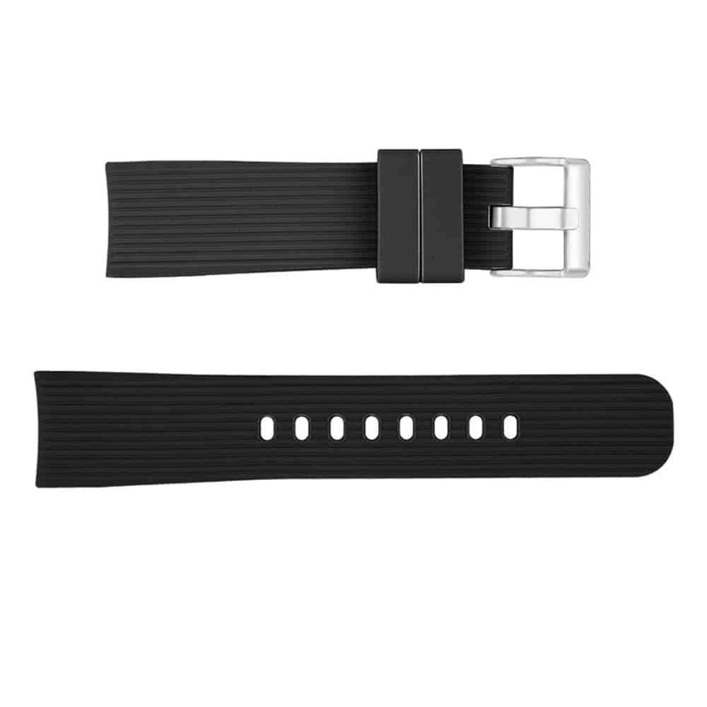 20mm Silicone Strap for Samsung Galaxy Watch- Black & White - Combo