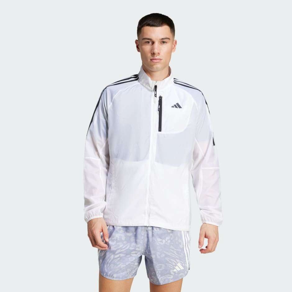 adidas Own the Run 3-Stripes Packable Jacket