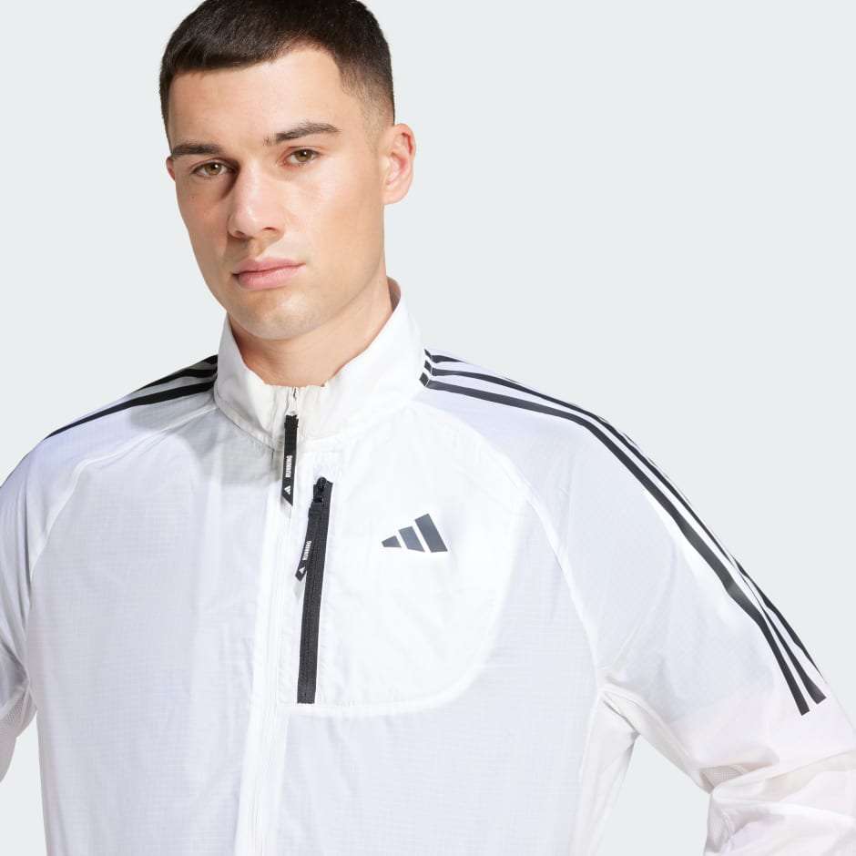 adidas Own the Run 3-Stripes Packable Jacket