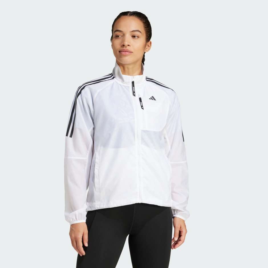 adidas Own the Run 3-Stripes Packable Jacket