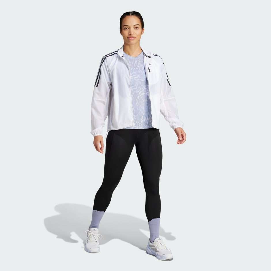 adidas Own the Run 3-Stripes Packable Jacket