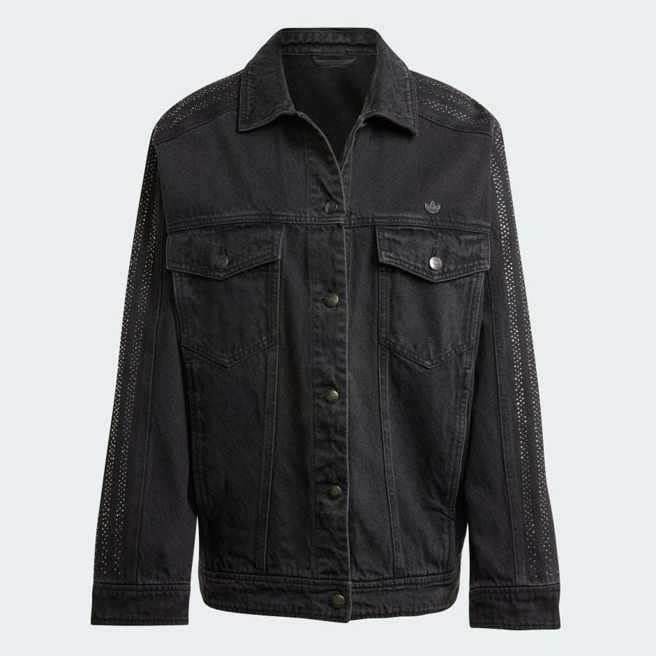 adidas Rhinestone Denim Jacket
