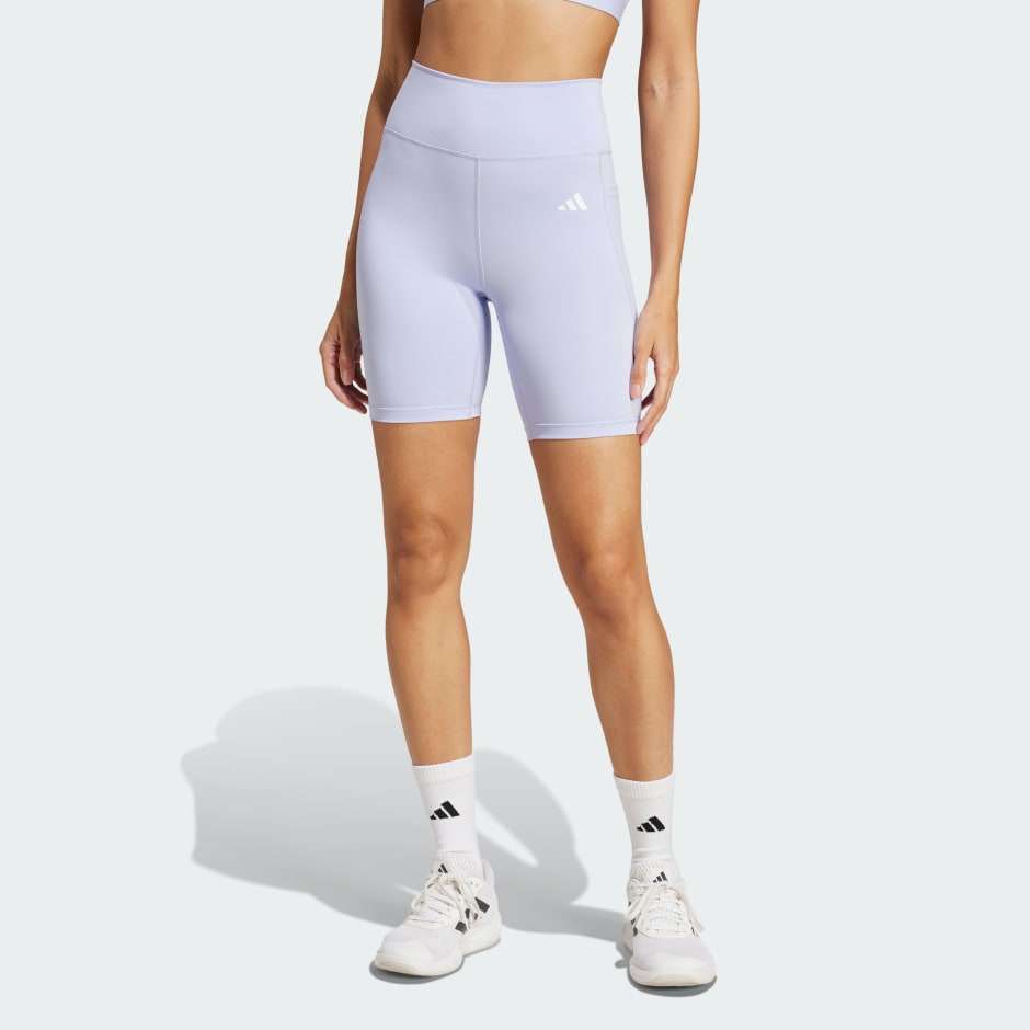 adidas Optime Essentials Stash Pocket 7-Inch Short Leggings