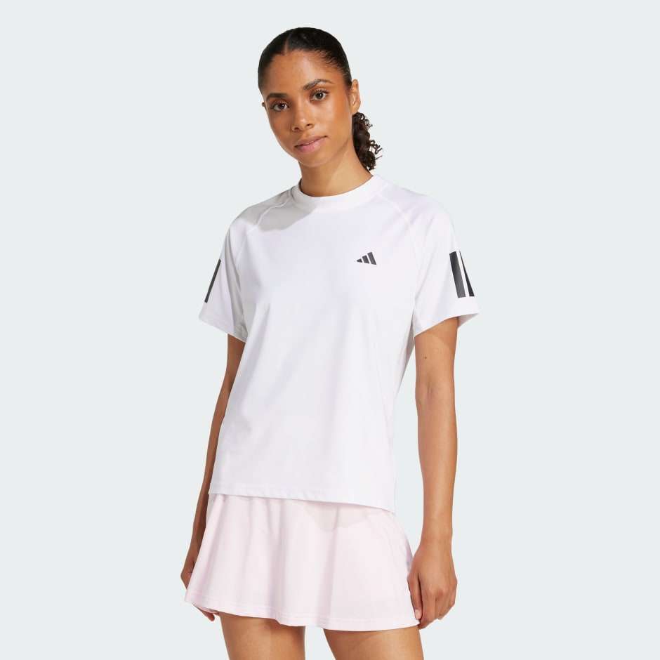 adidas Club 3-Stripes Tennis Climacool Tee